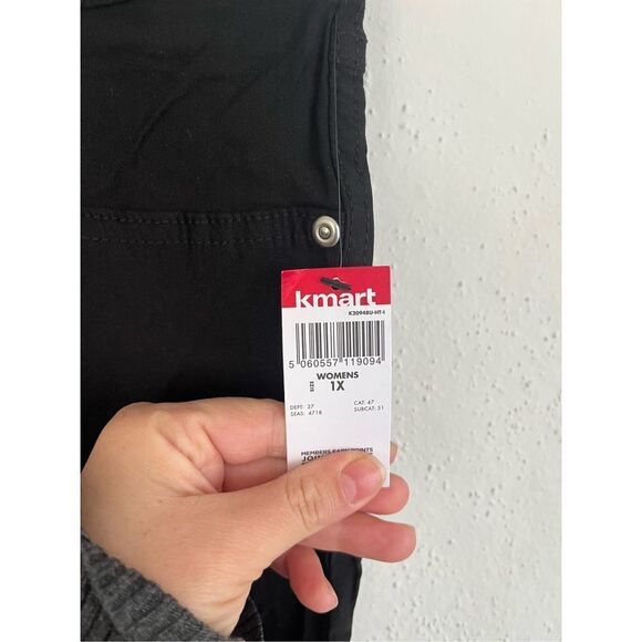 Attention Woman Black Plus Size Pull Up Stretchy pants , Size 1X - Picture 6 of 8